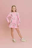 Belle Cher Pink Nutcracker Sweatshirt Set
