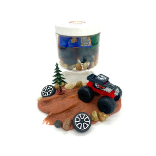 EGKD Monster Truck Play Dough to Go Jar