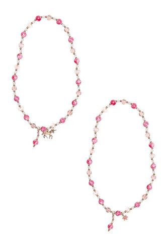 Great Pretenders Boutique Chic Pink Crystal Necklace