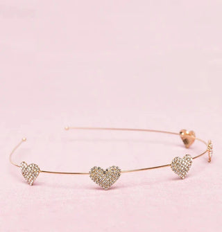 Great Pretenders Boutique Chic Rhinestone Heart Headband