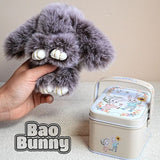 Mystery Tin Bao Bunny Furry Kawaii Plush Keychain