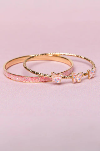Great Pretenders Boutique Chic 2Pc Butterfly Bangles