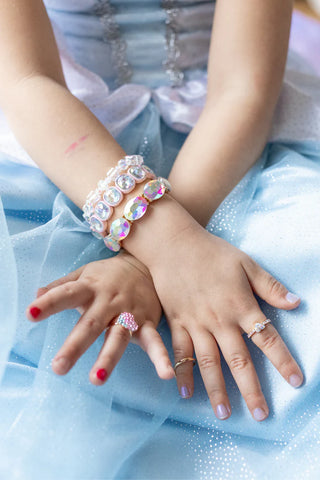 Great Pretenders Boutique Chic Swiftie Pink Gem Bracelet