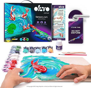 Okto Sensory Art Clay Painting - Koi Fish
