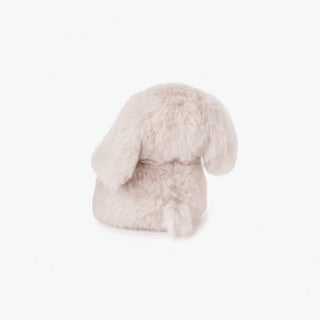 Wooden Ring Rattle - Plush Puppy
