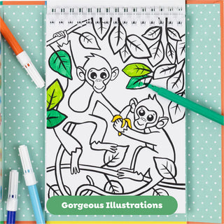Tiger Tribe Coloring Set - Zoo