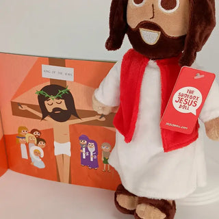 Shoebox Jesus Plush Doll & The Story of Jesus Book Bundle - view 4