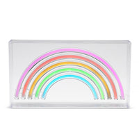 Boxed Acrylic Rainbow Neon Light