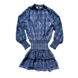 Pleat Collection Halston Dress - Blue