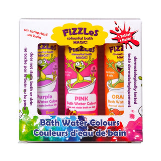 Fizzles - 3 Pack Colorful Bath Magic For Kids