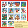 Color By Sticker Christmas