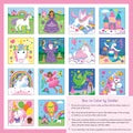 Color By Sticker Unicorns and More