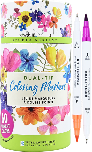 Dual Tip Coloring Markers