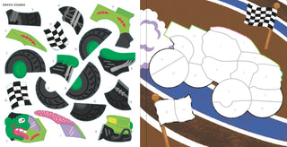 My First Color-by-Sticker Book - Monster Trucks - view 3