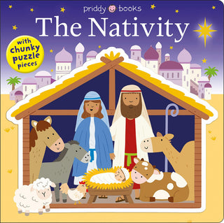 The Nativity Board Book with Chunky Puzzle Pieces