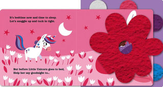 Snuggle Up Unicorn Peep Through Felt Flaps