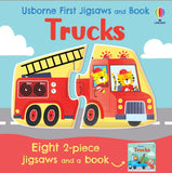 Usborne First Jigsaws and Book - TRUCKS