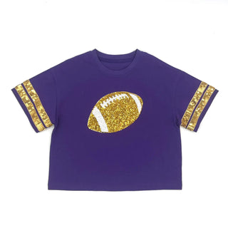 Blended Spirit Gameday Football Sparkle Shirt
