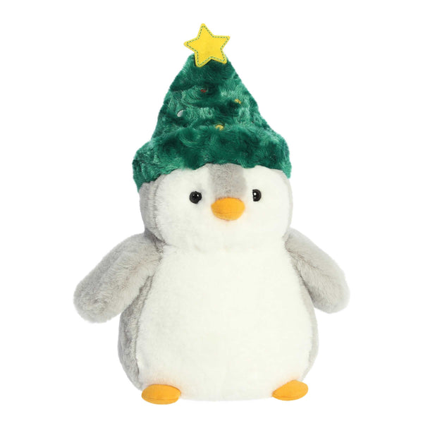 PomPom Festive Hat Plush Penguin