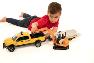 Bruiser RAM Rental Service w/ Trailer and Mini Excavator