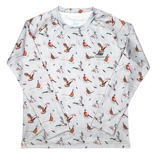 Southbound Boys Performance Tee - Gray Duck