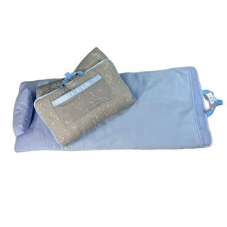 Mint Seersucker Napmat