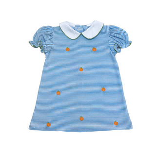 Zuccini Pumpkin Louisa Dress Bitty Stripe Knit
