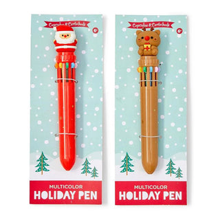 Very Merry Holiday 10-Color Click Pen