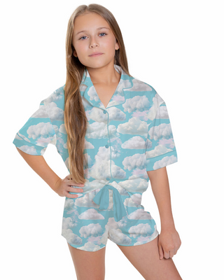Sunshine Society Daydreamer 2Pc Silky Pajama Set