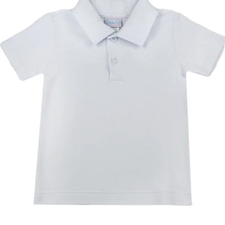 Lullaby Set Solid White Polo Shirt