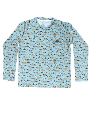 Southbound Boys Performance Tee - Blue Duck