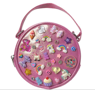Bari Lynn Round Galaxy Charm Bag