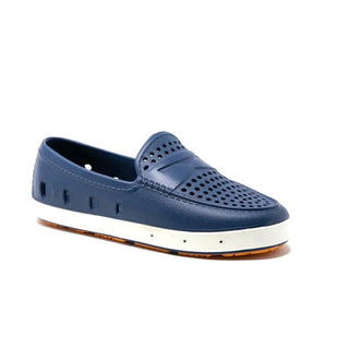 Floafers London Driver Navy Peony/Flame Orange