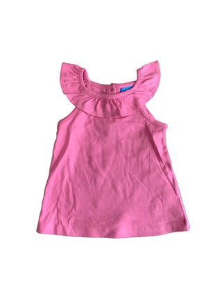 Bailey Boys Ruffled Collar Tee - Medium Pink