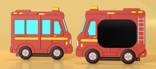 Kids Doodle Pad - Firetruck