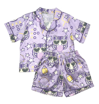 Blended Spirit Kids Silky Tiger PJ Set