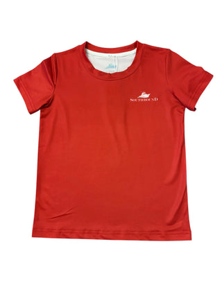 Southbound Boys Logo Tee- Red