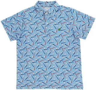 J. Bailey Henry S/S Performance Polo Shirt - Baseball