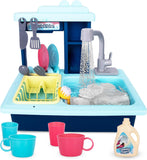 Kitchen Play Sink with Color Changing Dishes