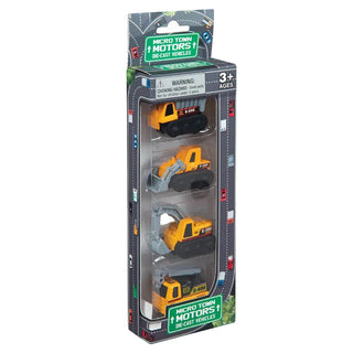 4Pk Diecast Construction Vehicles