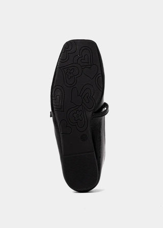 Kids Adele Mini Patent Leather Shoes - Black Crinkle