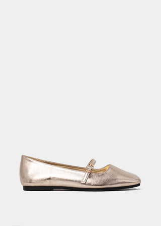 Kids Adele Mini Patent Leather Shoes - Light Gold