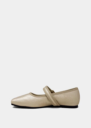 Kids Adeline Mini Leather Shoes - Gold