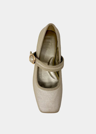 Kids Adeline Mini Leather Shoes - Gold