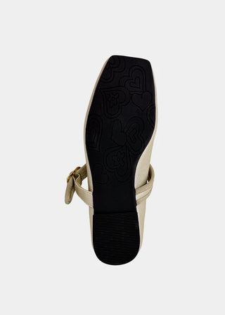 Kids Adeline Mini Leather Shoes - Gold