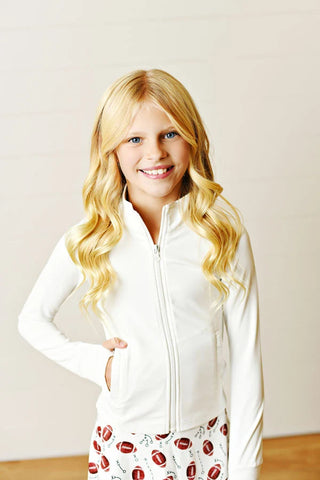 Swoon Kids White Active Jacket