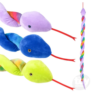 67" Twisty Snake Plush (Assorted)