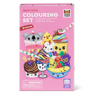 Tiger Tribe Scented Coloring Set - Fruity Cutie