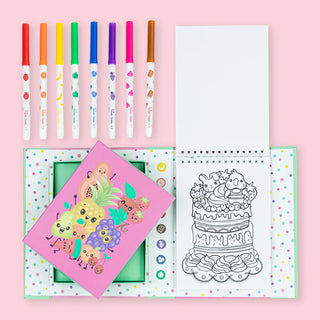 Tiger Tribe Scented Coloring Set - Fruity Cutie