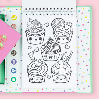 Tiger Tribe Scented Coloring Set - Fruity Cutie